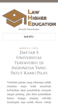 Mobile Screenshot of lawhighereducation.org